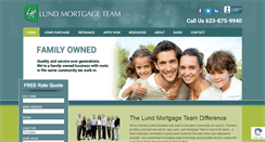 Desktop Screenshot of lundmortgage.com